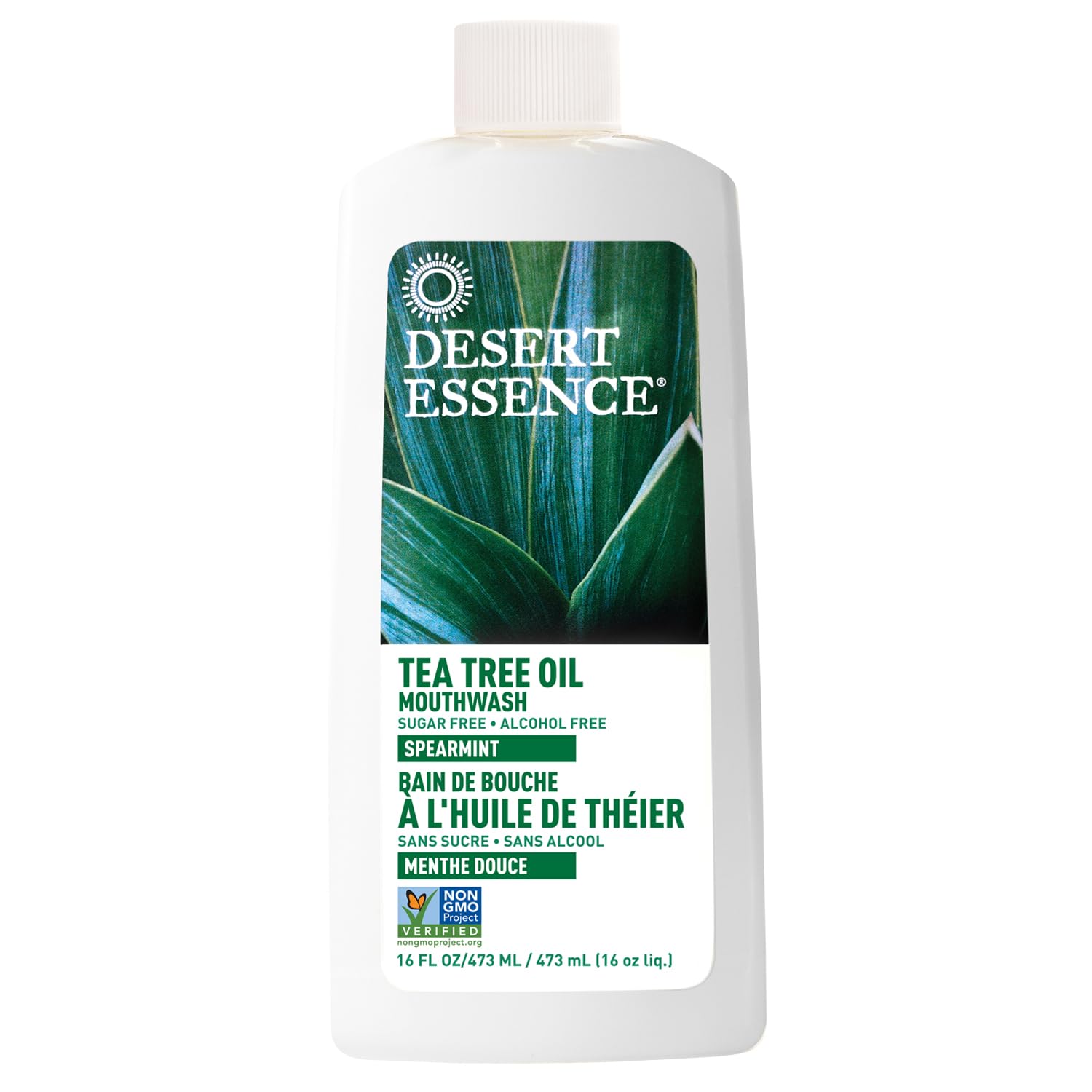 Amazon.com : Desert Essence Tea Tree Oil Mouthwash, Spearmint, 16